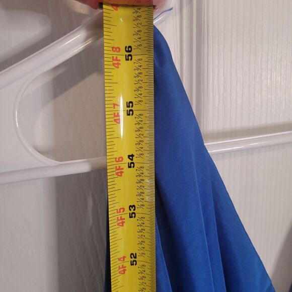 Mike Bennet formal gown with attached crystal belt royal blue HOCO wedding..sz 4 - Picture 7 of 10